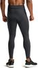 Tesla Men's Running Tights, Warm, Stretchy, Cycling Compression Wear, Fleece Material, Ankle Zippers, Back Pocket, Autumn/Winter, YUL80-CHC_3XL