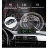 E-ACE USB/Solar TPMS 4 Sensors Temperature Monitor Security Alarm  Digital LCD Display  Tire Pressure Gauge Car Tyre Monitor