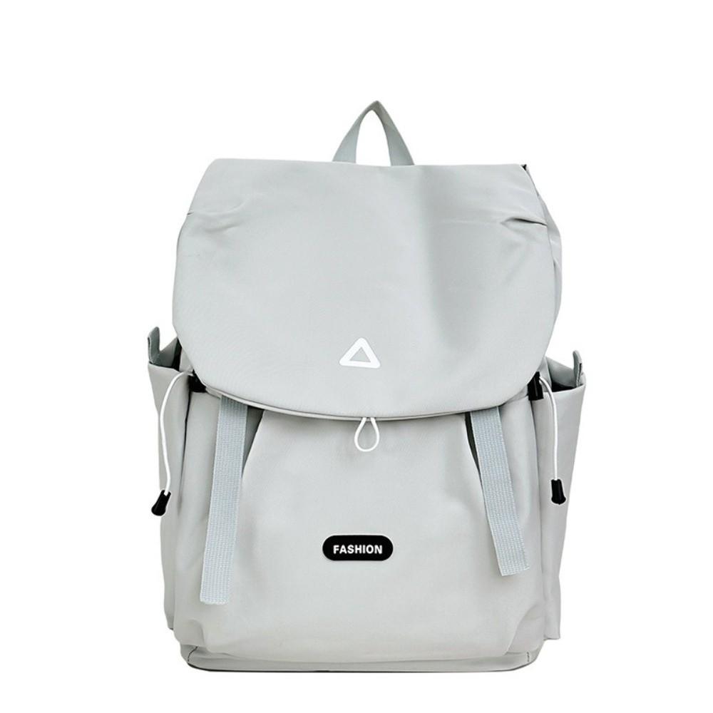 Fashion Nylon Outdoor Backpack Color-blocked Lightweight Travel Rucksack Large Capacity Students Schoolbag