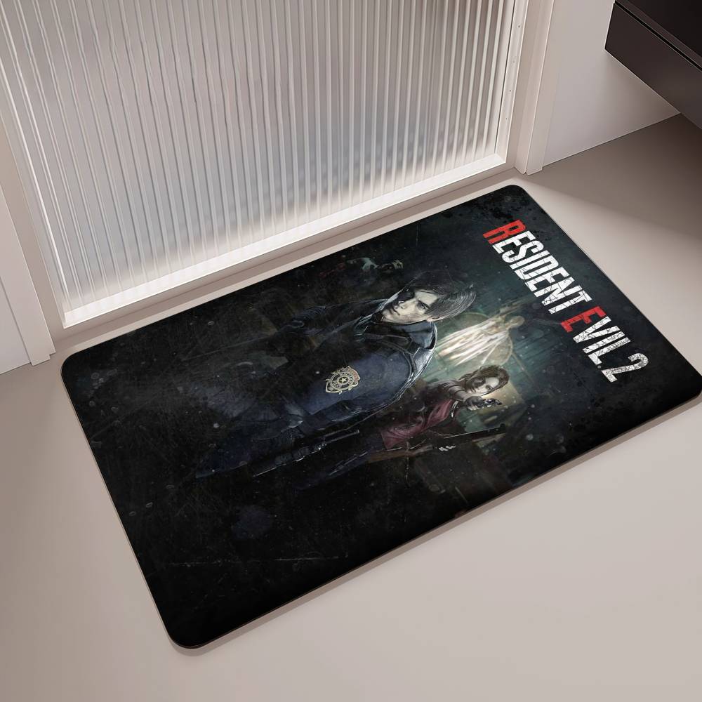 1PC Game R-Resident Evil Bathroom Mat Kids Room Bedroom Decoration Balcony Anti-Slip Doormat Living Room Welcome Rug