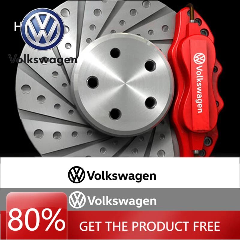 Для VOLKSWAGEN VW 6 шт. Автомобильные наклейки на суппорты, стайлинг кузова для Volkswagen Touareg Jetta Scirocco Beetle Tiguan Golf Passat