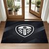Leeds United Design Crystal Velvet Rug Soft Decorative Mat for Bedroom Entrance