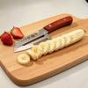 Многофункциональная овощечистка для кухни с деревянной ручкой и открывалкой для бутылок, 3 в 1, из нержавеющей стали, для нарезки зеленого лука
