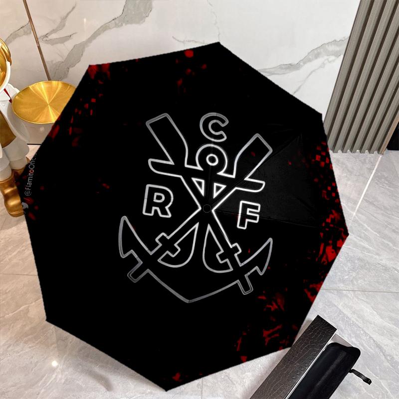 Flamengo Fashionable Automatic Opening/Closing Folding Umbrella. Portable and Foldable, Ideal for Gift, Travel, and Daily Use