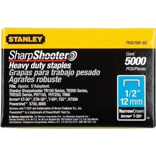 Agrafes 10 Mm - STANLEY - 1-TRA706-5T - Acier - Boîte De 5000 - Usage Papier