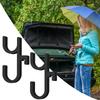 Универсальные крючки для багажника автомобиля, 2 шт., Многофункциональный органайзер для хранения в автомобиле, внедорожнике, держатель для зонта, продуктовой сумки, кошелька, пальто, полотенца