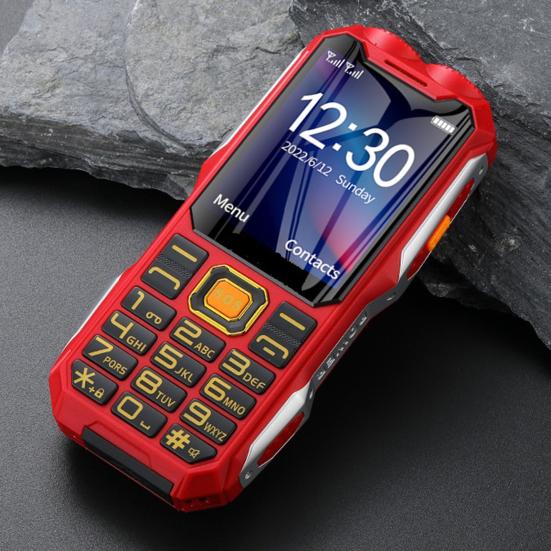 Elderly Phone Dual Card Slots Large Screen Loud Sound High Resolution Long Standby Time Double Torch Flashlight Multifunctional Vibration