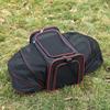 Portable Foldable Pet Carrier Bag Expandable Breathable Mesh Travel Carrier For Cats Dogs Up To 7kg Grey Trim