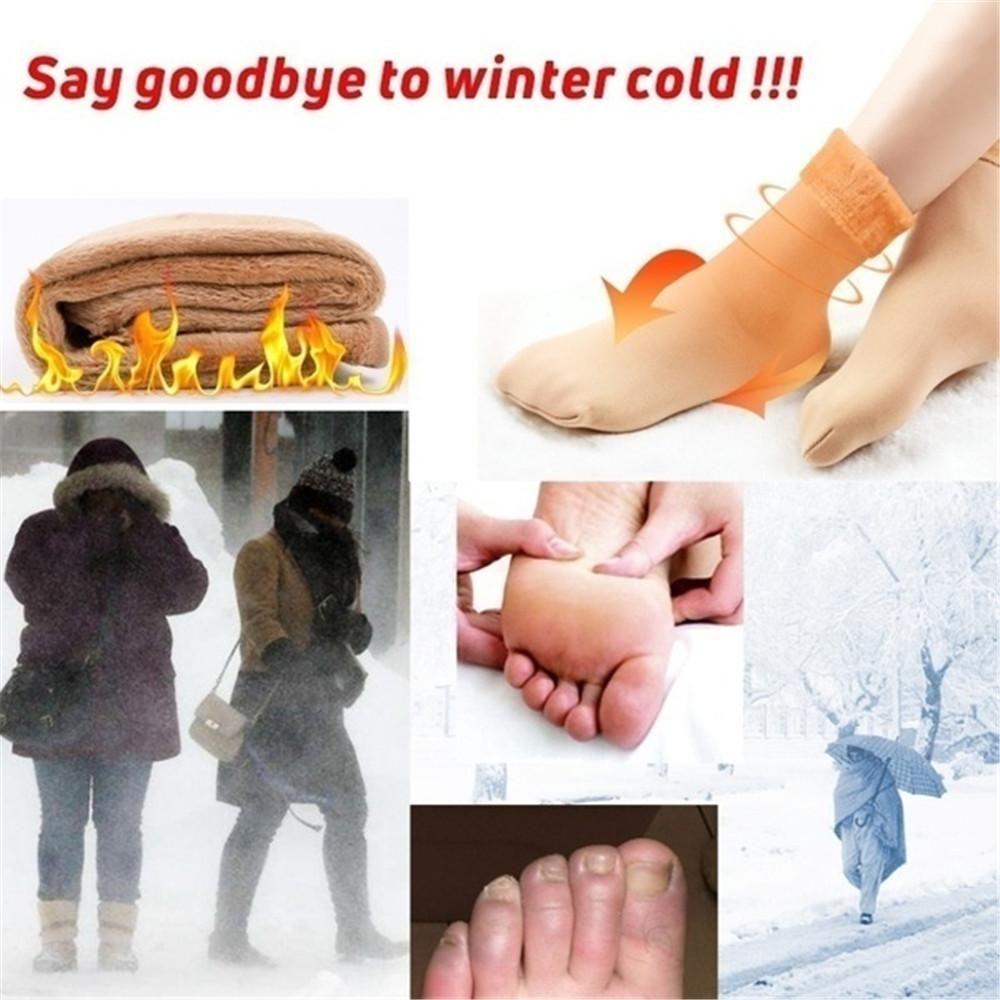 Autumn Winte Snow Boots Thickening Snow Socks Velvet Home Floor Socks Sleeping Warm Hosiery