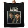 Birthday Gift Luke Newton Graphic For Fan Throw Blanket Ultra Soft Flannel Fleece Blanket for All Seasons