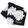 Paul Joe Towel Handkerchief with Chrysanthemum Embroidery Towel Hand Towel 25cm [PAUL&JOE ACCESSOIRES] & (Navy) Women's Approx. 000287-0004-03