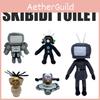 Плюшевая игрушка Скибиди Туалет Мэн Милая и мягкая игрушка для детей Дизайн животного 28 см высота