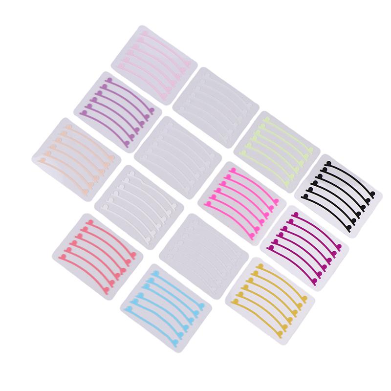 6 шт. Силиконовые полоски для ламинирования ресниц Многоразовые подушечки для завивки ресниц Лента для перманентной завивки Принадлежности для наращивания ресниц Инструмент для макияжа