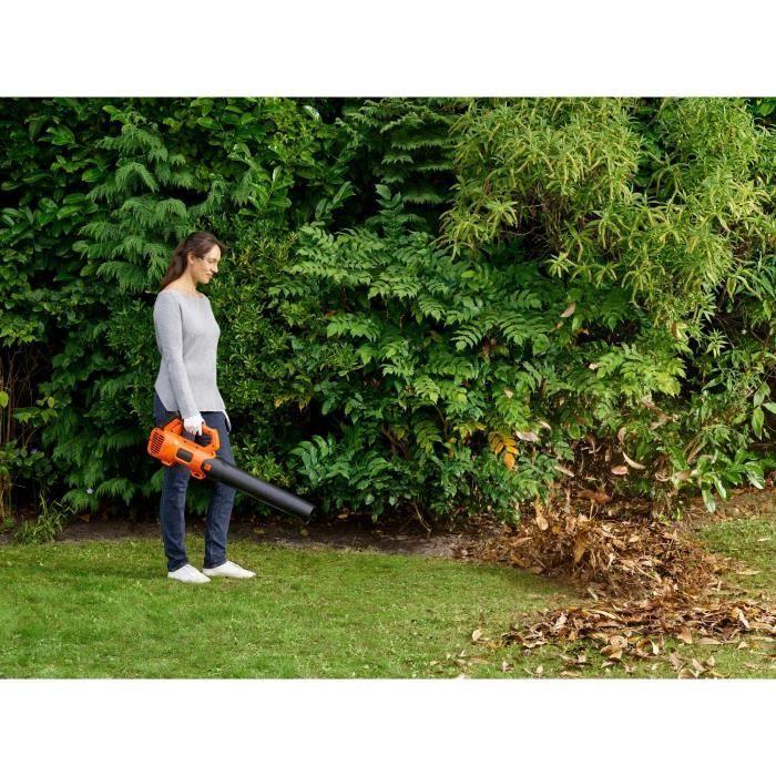 Аккумуляторный осевой воздуходув BLACK+DECKER - BCBL200L-QW - 18В - Расход воздуха 580 м³/ч + С аккумулятором 18В - 2 Ач и зарядным устройством 2 Ач