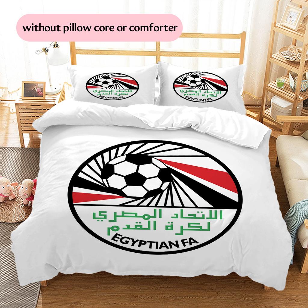 EFA Logo Pattern Bedding Quilt Set Home Decoration Gift (1 * duvet cover + 2 * pillowcase without core)