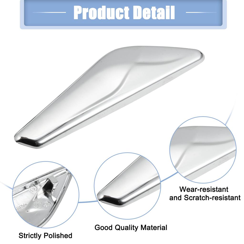 X AUTOHAUX Front Left Fender Panel Side Marker Finisher Trim Replacement for BMW Side Part Number 51117338569 X3, X4, F25, F26, Marker,