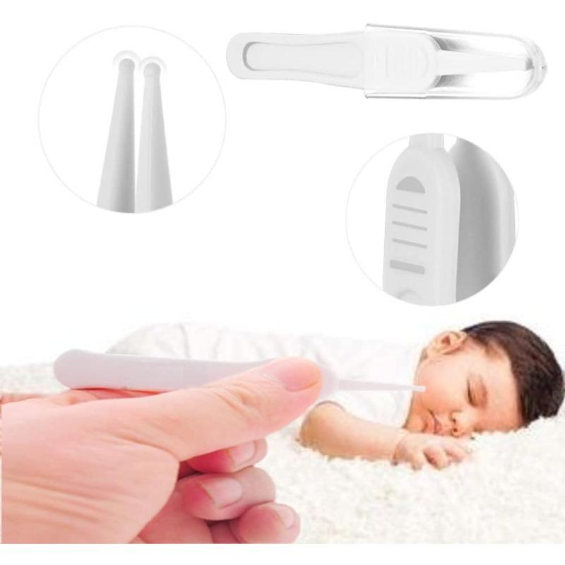 3 Pcs Baby Nose Tweezers, Nose Cleaning Tweezers, Nose Cleaning Tools, Gentle and Safe