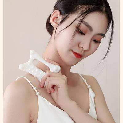 Универсальная доска для скребкового массажа всего тела, массаж лица и тела, разблокировка меридианов ног, лифтинг, укрепление, красота кожи и растягивающая палочка