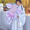 Handmade Retro Bamboo Goldfish Kite for Children's Dance Décor
