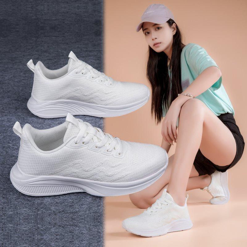 New Women's Shoes Trendy Fashionable, Sporty Casual Running Fitness Lightweight Soft Non Slip Flat Comfortable Sports Shoes