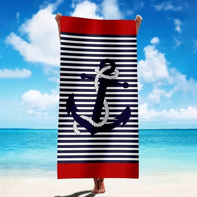 Popular Summer Beach Towel Microfiber Absorbent Beach Towel Seaside Outdoor Vacation Sports Towel