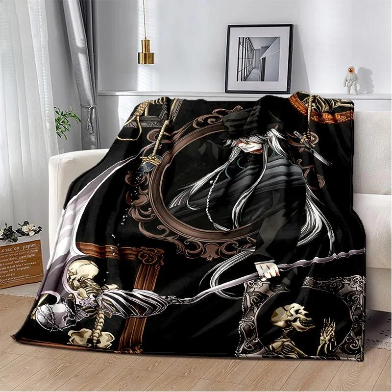 3D аниме Черный дворецкий мультяшное одеяло, мягкое одеяло для дома, спальни, кровати, дивана, пикника, путешествий, офиса, отдыха, одеяло, детское одеяло