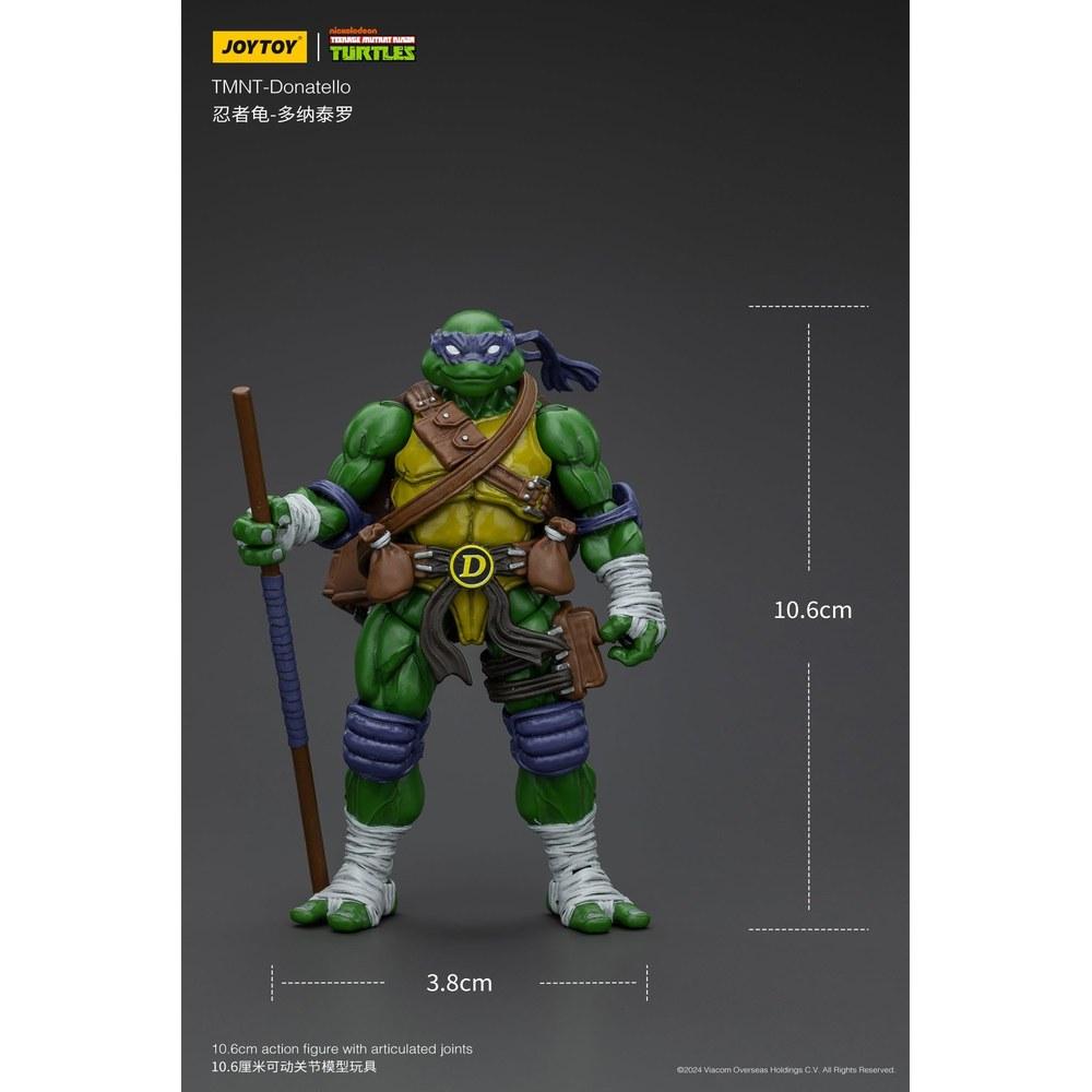 JoyToy Черепашки-ниндзя Донателло Фигурка 1/18 Масштаб Полный набор