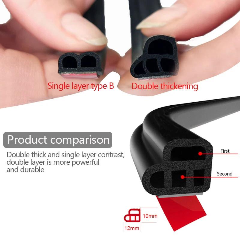 25 м автомобильная резиновая уплотнительная полоса, автомобильная защитная уплотнительная полоса, резиновые уплотнители для дверей автомобиля, багажника, капота, герметик, звукоизоляция