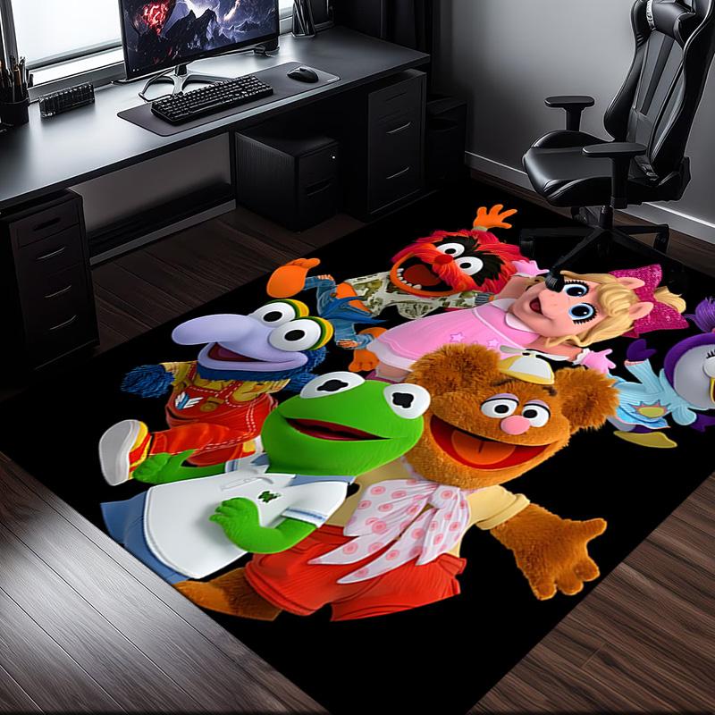 1PC Muppets Rug for Livingroom,Bedroom, Palyroom, Chair Rug, Area rug, Game Carpet, Large Size Rug Fan Christmas gift