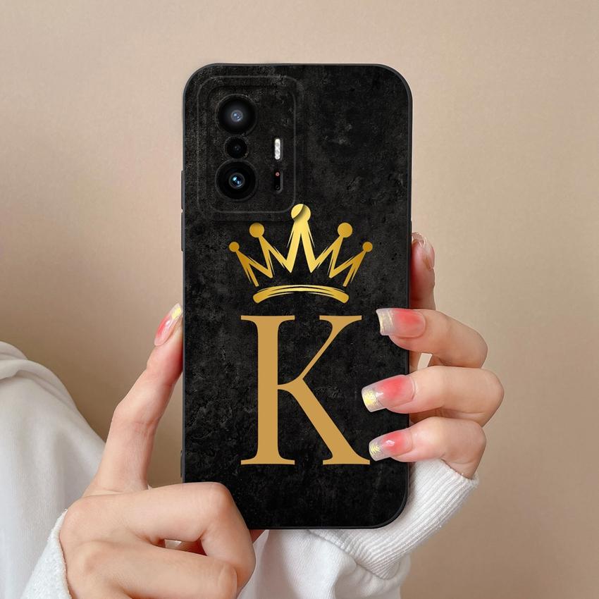 Чехол для Xiaomi Mi 11T 11X 11 10T Pro Lite 6X Модный художественный чехол для телефона с буквенным принтом Защита камеры Матовый силиконовый Нескользящий чехол для Xiaomi Бампер