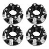 4pcs M4 Carving Hexagonal Nuts Aluminum Alloy Fit for HSP Sakura D3 D4 110 RC CarBlack