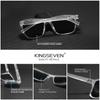 Kingseven Прозрачные солнцезащитные очки для женщин, модные поляризованные, блокирующие УФ-излучение, очки для защиты глаз от солнца, праздничные очки