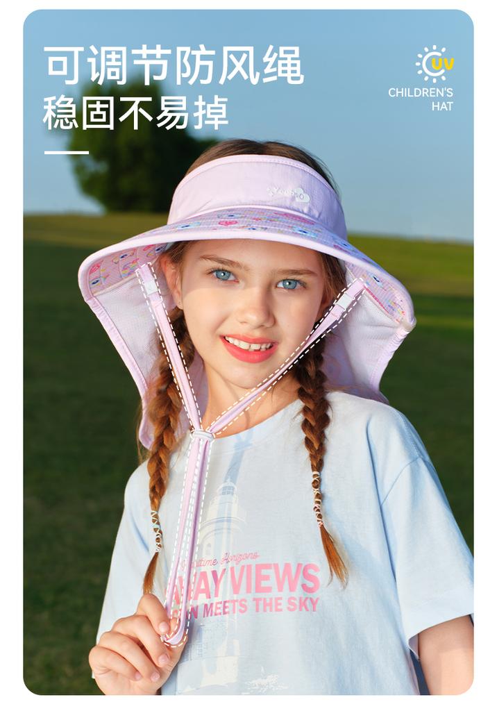 Yingshi Children's Summer Outdoor Sunscreen and Sunshade Hat