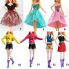 Новейшая одежда для девочек 2021 года, платья для кукол, повседневная одежда, аксессуары для кукол