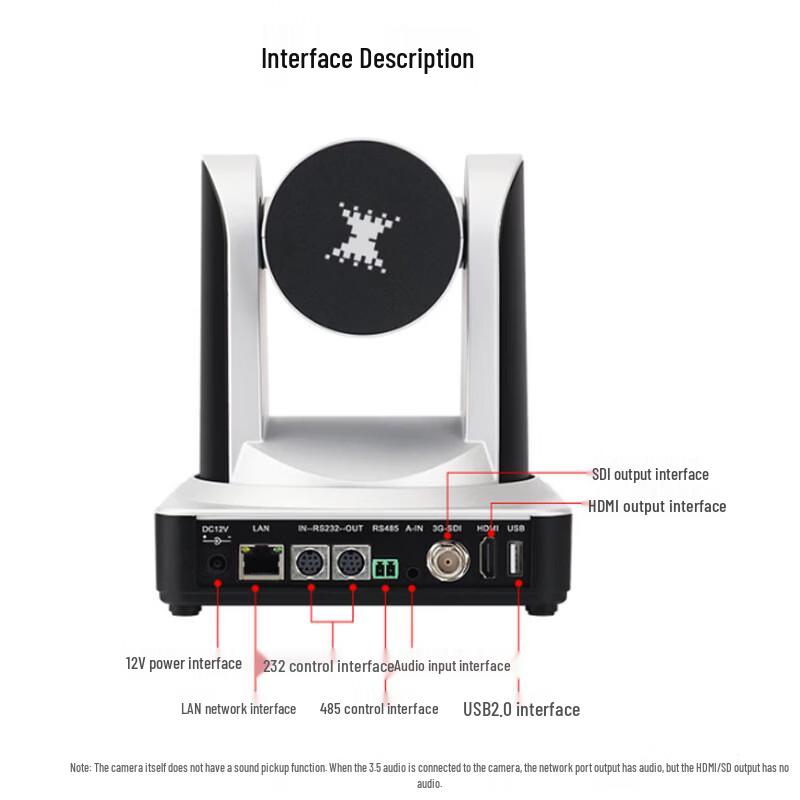 TCHD TC-980S-USB 20x HD PTZ Video Conference Camera (CN version)