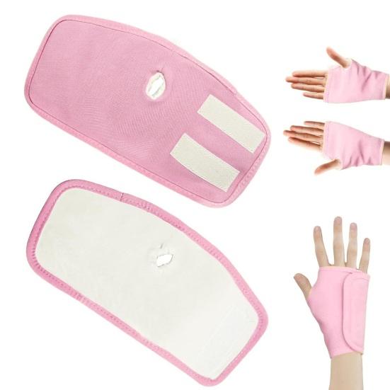 1/2 шт. Касторовое масло для рук, мягкая компрессионная поддержка запястья с касторовым маслом, регулируемая запястная скоба с липучкой для правой и левой руки