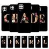 For Samsung A22 Case Phone Back Cover For Samsung Galaxy A22 A22S 5G 4G GalaxyA22 A 22 Black Tpu Case Funny Custom Name Letter