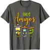 Tequila Salt Lime Tres Amigos Cinco De Mayo Graphic T-Shirt Casual Cotton Tee