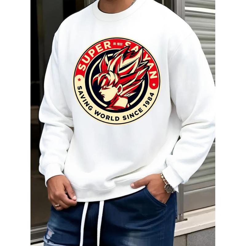 Dragon Balls Lightweight Crew Neck Sweatshirt, Linen-Cotton Blend, Breathable Summer Layering
