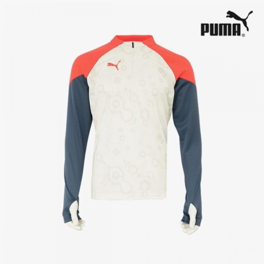 Puma Galleria Puma IndiviSual CUp ASia Sp Мужская футболка с длинным рукавом и полумолнией