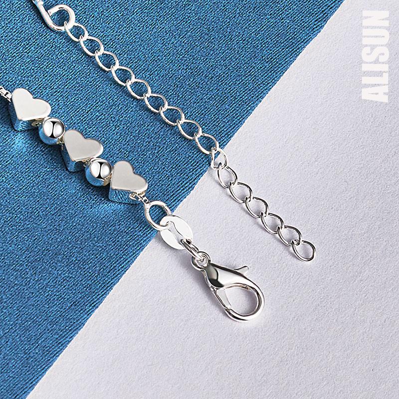 925 Sterling Silver Women's Love Bracelet Fashion Wedding Jewelry