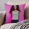 Graceful Jazzy pop Singer OOlivia Dean Cushion Cover Pillowcase Antidustmite Invisible Zipper Short Plush Sofa Cushion