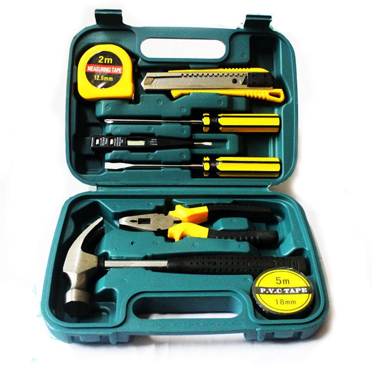 Auto Repair Tool Set: Wrench, Hammer, Screwdriver, Test Pen