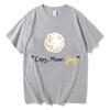 Funny Copy Moon Joy Graphic Print T Shirts Unisexs Unisex Cute Kwaii Pure Cotton Meme Tshirts Male Casual Oversized Tshirt Clothes