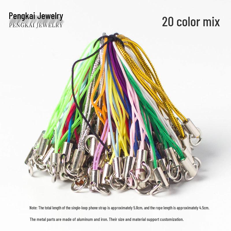 Красочный шнурок для украшений своими руками: Металлическая трубка Однопетлевой телефонный шнур с кольцевой пряжкой