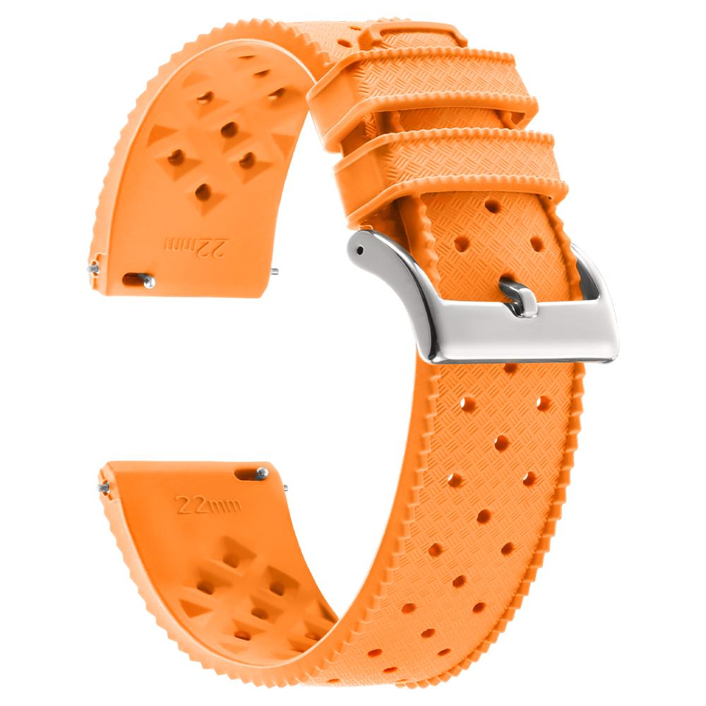 18/20/22mm Tropic Silicone Watch Straps for Seiko for Oris for Omega Quick Release Band Diving Waterproof Sports Rubber Bracelet