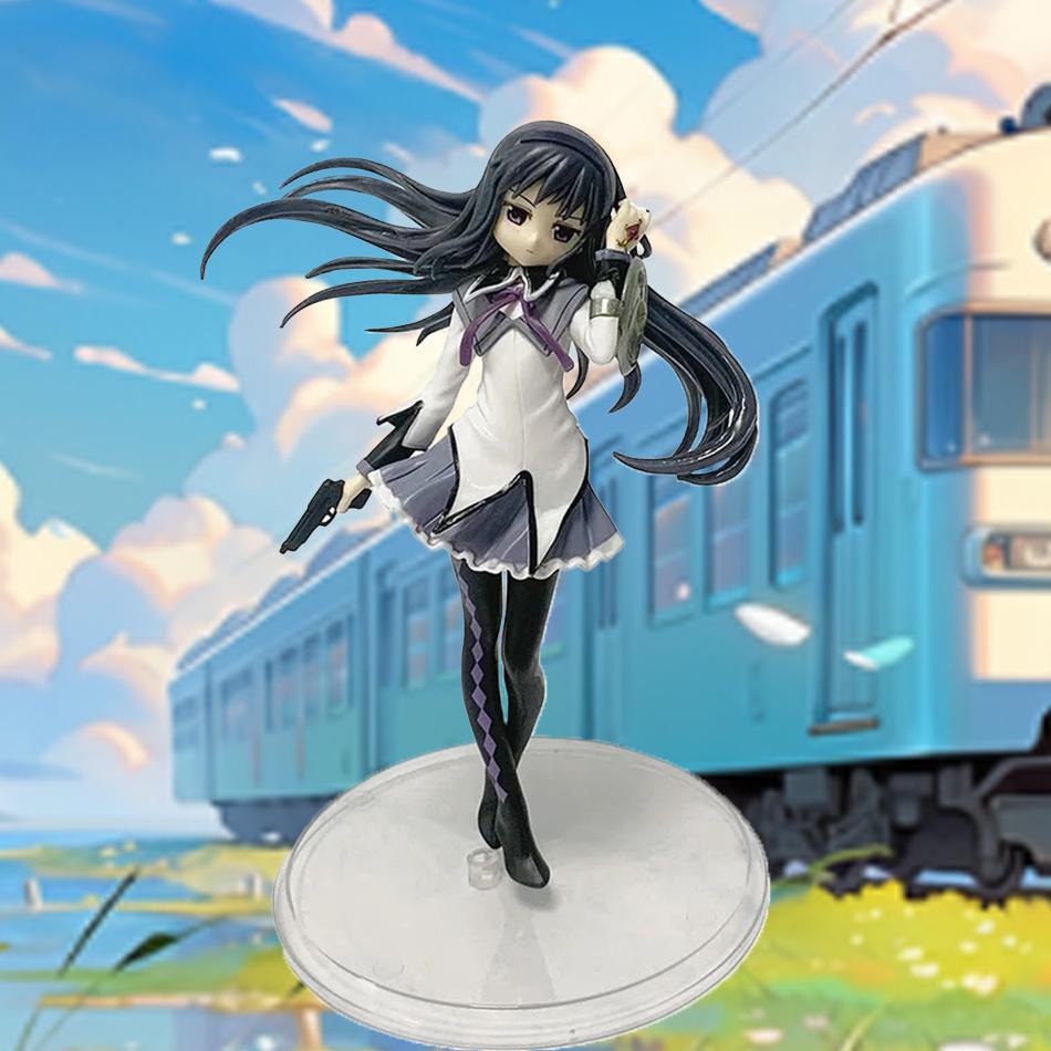 Мадока Магика Акеми Хомура Аниме ПВХ Фигурка - Коллекционная Украшение на День Рождения для Детей Модель Игрушка