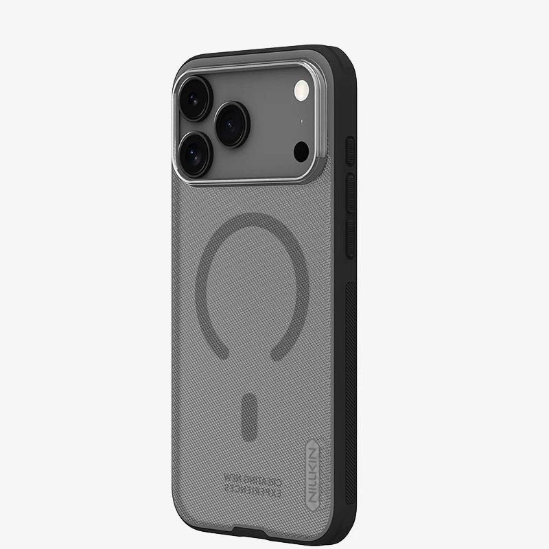 Для iPhone 16 17 Pro Max Air 16e Магнитный чехол Nillkin Матовый Pro Magsafe Жесткий ПК Полная защита 360 Задняя крышка Для iPhone Air