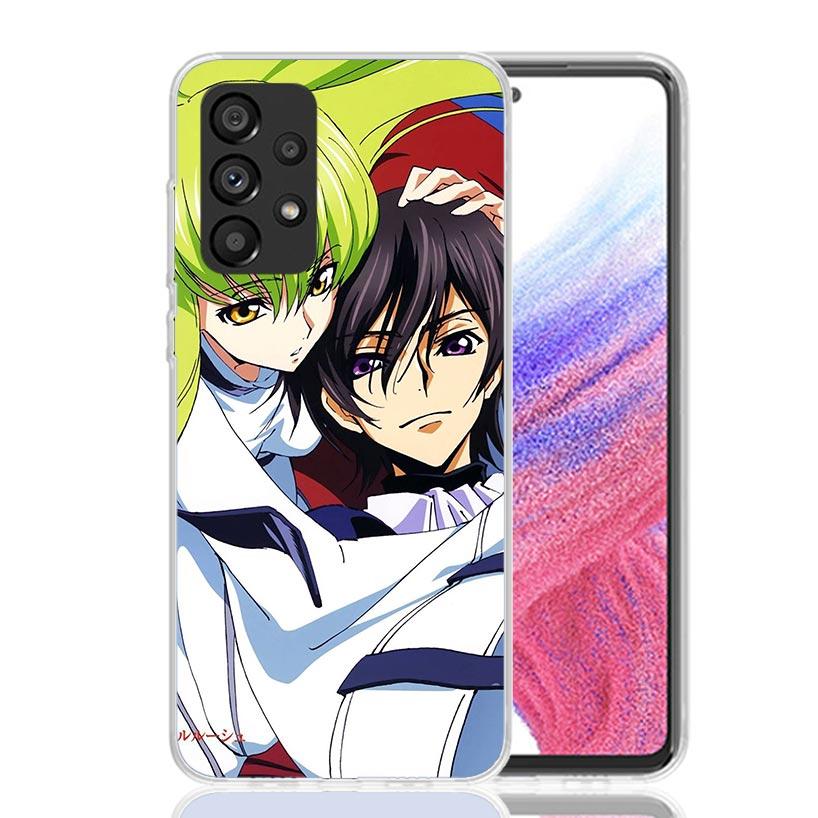 Чехол для телефона с аниме Code Geass для Samsung Galaxy A52 A32 A22 A12 A02S A50S A30S A51 A31 AA71 Note 20 Ultra 10 S10 Plus Galaxy A52