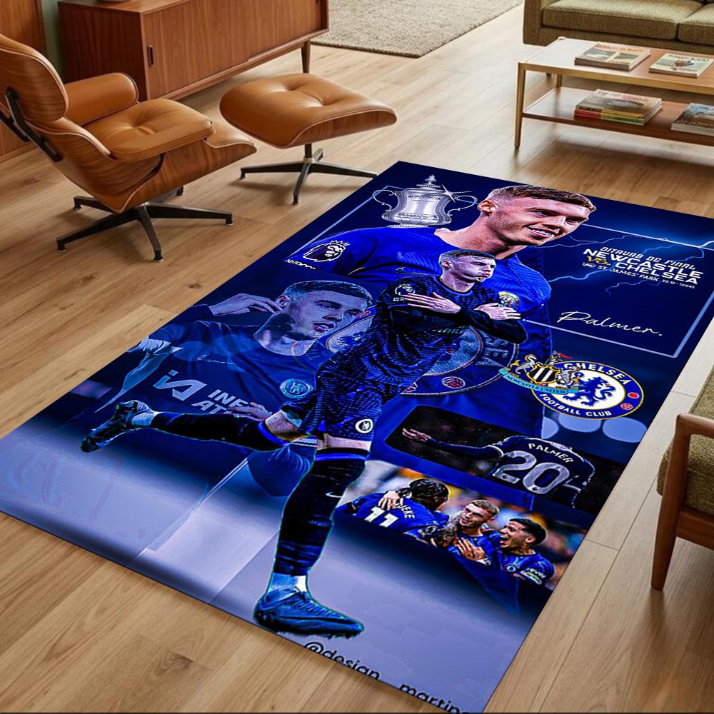 Chelsea Fc Football Player Area Rug Suitable for Study room Balcony Entryway Bedrooms Antislip Carpet Office home decor